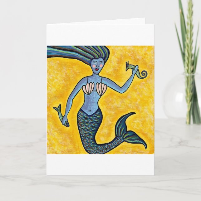 Mermaid Greeting Card (Front)