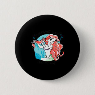 Mermaid Hair Dont Care 6 Cm Round Badge