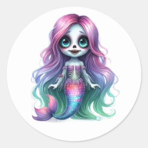 Mermaid Halloween Stickers