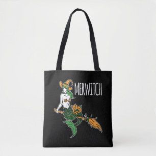 Mermaid Halloween  Tote Bag
