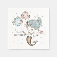 Mermaid Happy Birthday