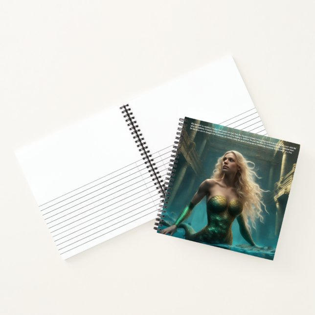 Mermaid Hardcover Notebook (Inside)