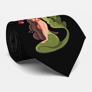 Mermaid Hearts Lover Valentine's Day Tie