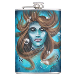 Mermaid hip flask