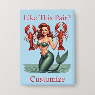 Mermaid Holding Lobsters Thunder_Cove