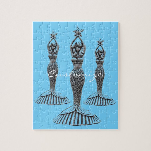 Mermaid Holding Star Thunder_Cove Jigsaw Puzzle (Vertical)