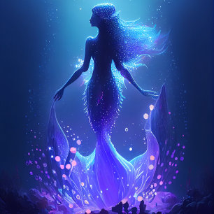Mermaid in Majestic Ocean Waters Jigsaw Puzzle