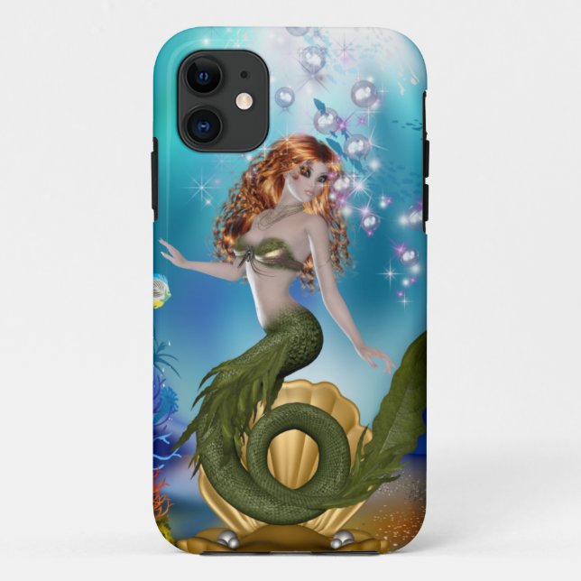 Mermaid in the Sea Case-Mate iPhone Case (Back)