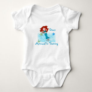 Mermaid In Training Baby Bodysuit