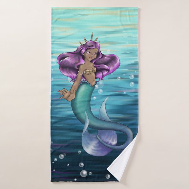 Mermaid Iole Bath Towel (Bath Towel)