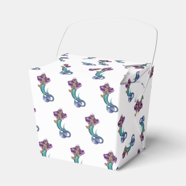 Mermaid Iole Favour Box (Front Side)
