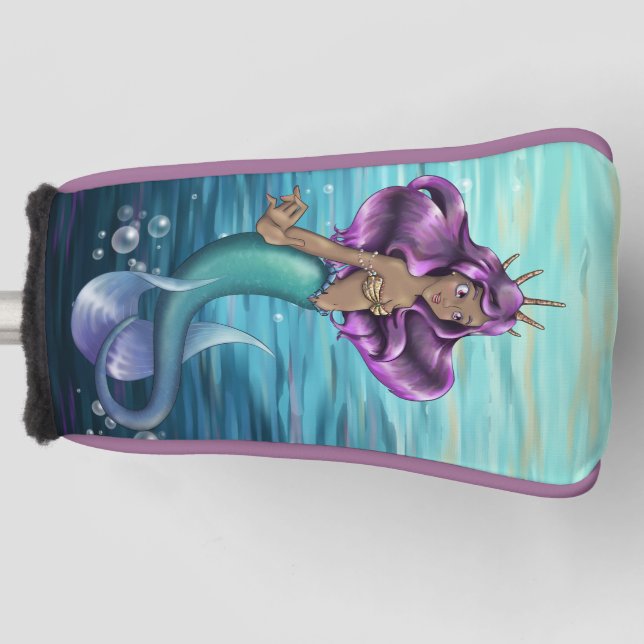 Mermaid Iole Golf Head Cover (Front)