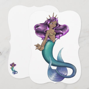 Mermaid Iole Invitation