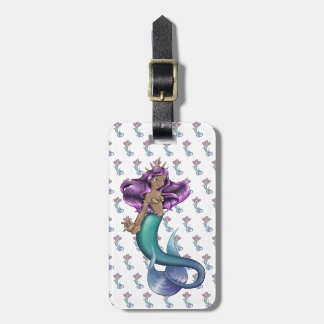 Mermaid Iole Luggage Tag (Front Vertical)