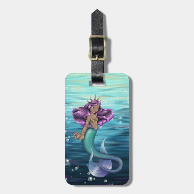 Mermaid Iole Luggage Tag (Front Vertical)