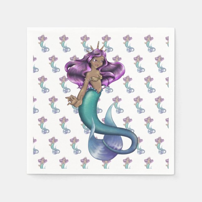 Mermaid Iole Napkin (Front)