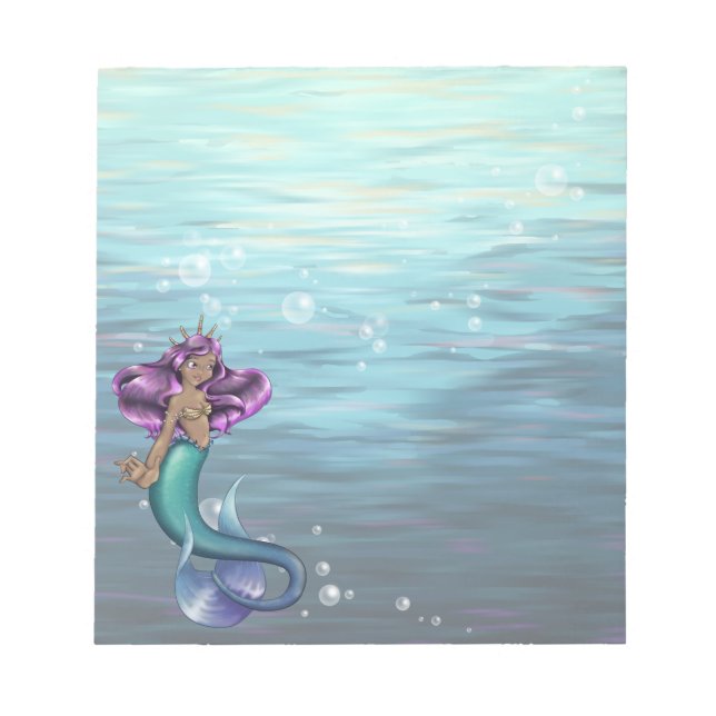 Mermaid Iole Notepad (Front)
