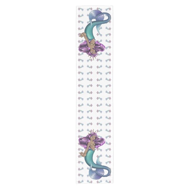 Mermaid Iole Short Table Runner (Front)