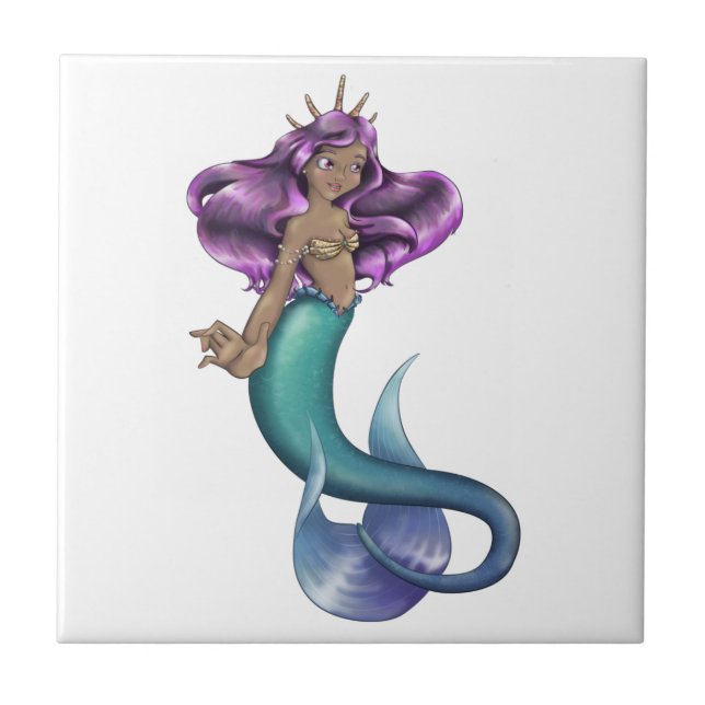 Mermaid Iole Tile (Front)