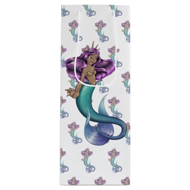Mermaid Iole Wine Gift Bag (Front)