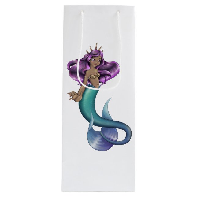 Mermaid Iole Wine Gift Bag (Front)