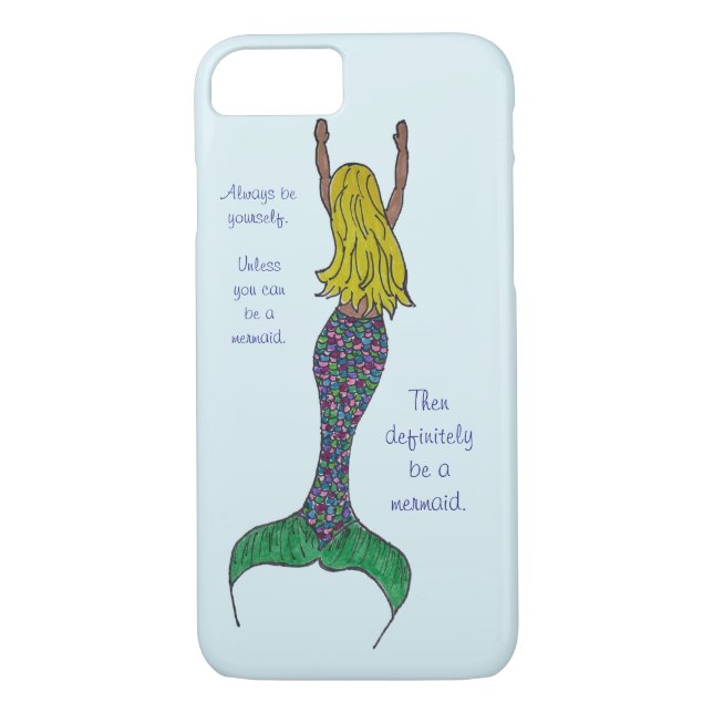 Mermaid iPhone Case (Back)