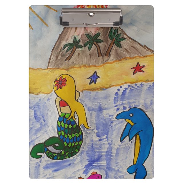 Mermaid Island Clipboard (Front)