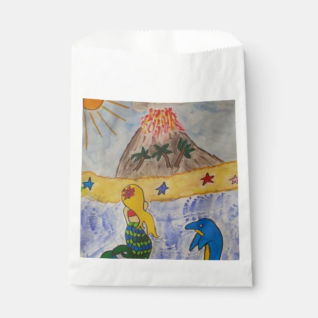 Mermaid Island Favour Bags (Front)