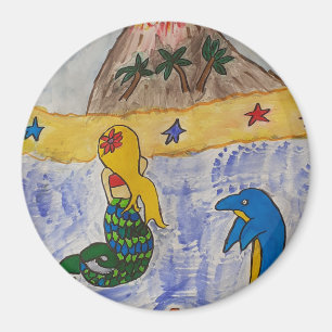 Mermaid Island Magnet