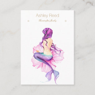 Mermaid Jewellery Card - Earring