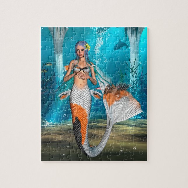 Mermaid Jigsaw Puzzle (Vertical)