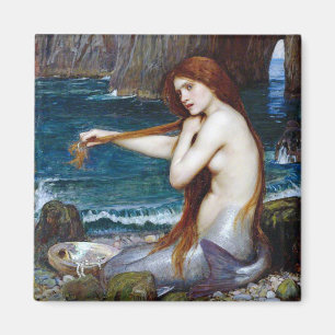Mermaid, John William Waterhouse Magnet