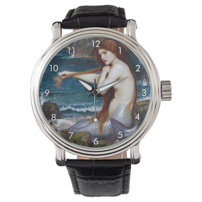 Mermaid, John William Waterhouse Watch (Front)
