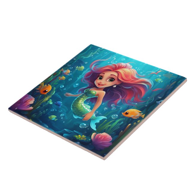 Mermaid  Keep or design your own Tile (Side)