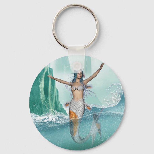 Mermaid Key Ring (Front)