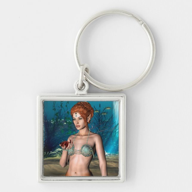 Mermaid Key Ring (Front)