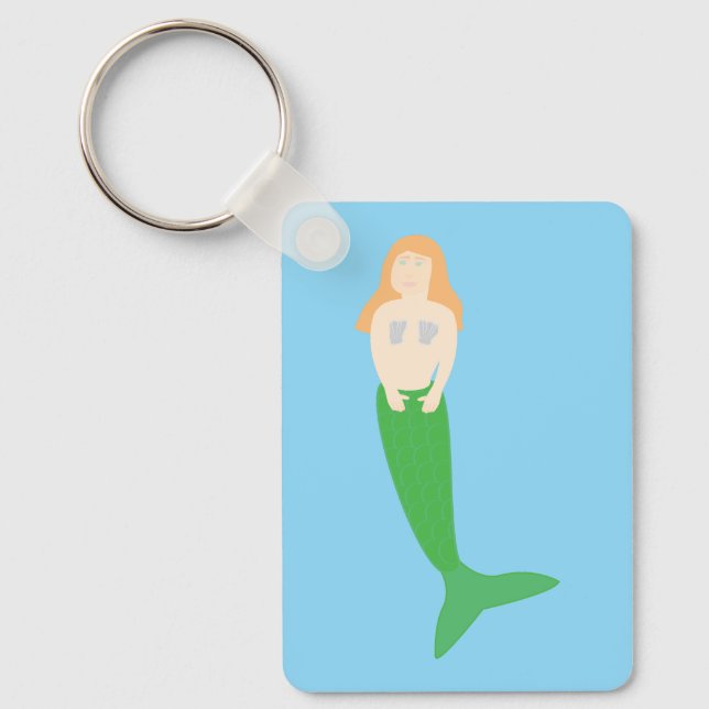 Mermaid Key Ring (Front)
