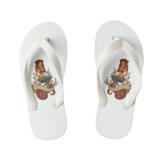 mermaid kid's jandals
