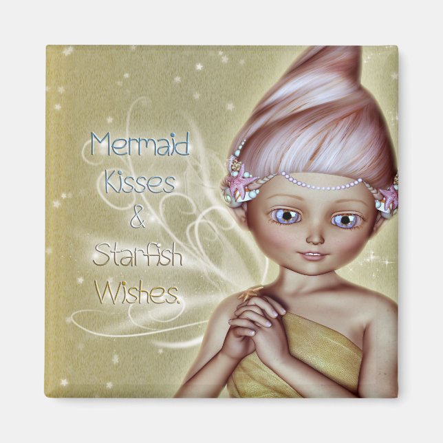 Mermaid Kisses Magnet (Front)