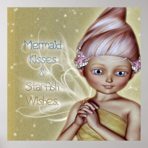 Mermaid Kisses Poster