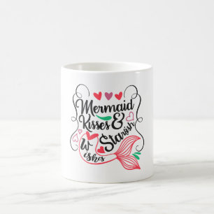 Mermaid Kisses Starfish Wishes Coffee Mug