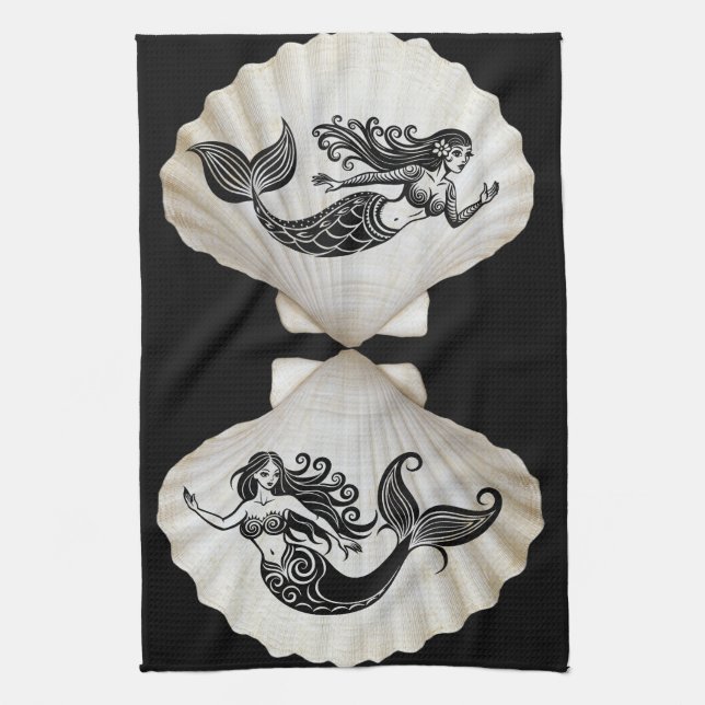Mermaid Kitchen Towel (Vertical)