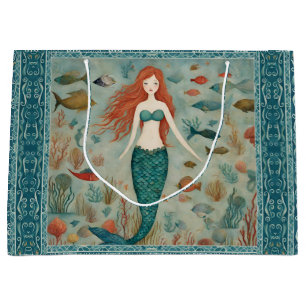 Mermaid  large gift bag
