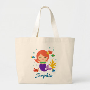 Mermaid Large Tote Bag