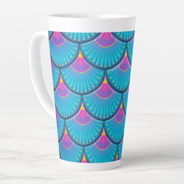 mermaid latte mug (Left Angle)
