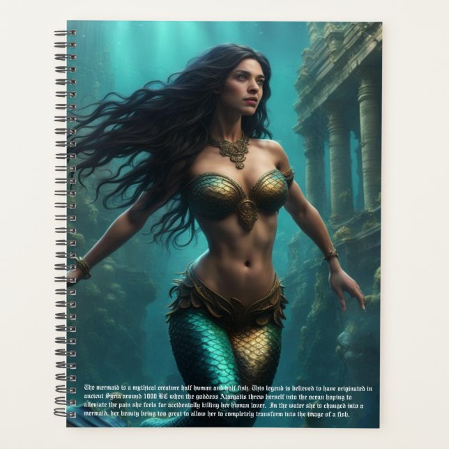 Mermaid Legend Calendar Planner (Front)
