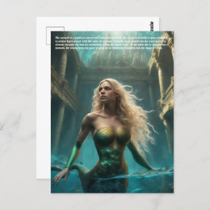 Mermaid Legend Postcard