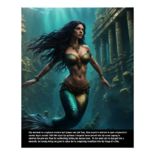 Mermaid Legend Poster