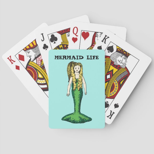 MERMAID LIFE Classic Playing Cards (Back)