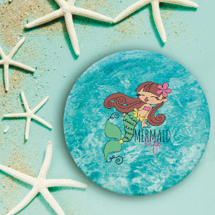 Mermaid Life Paper Plates